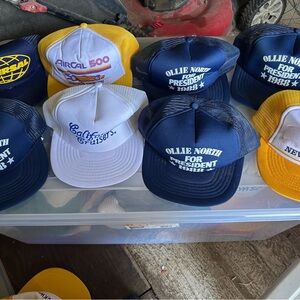 Vintage Trucker Hats Collection Lot of 8